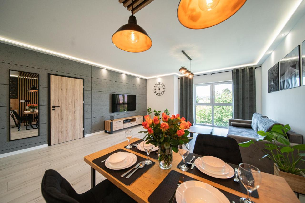 Apartament Duzy Staw Apartment เยเลเนียกูรา ภายนอก รูปภาพ