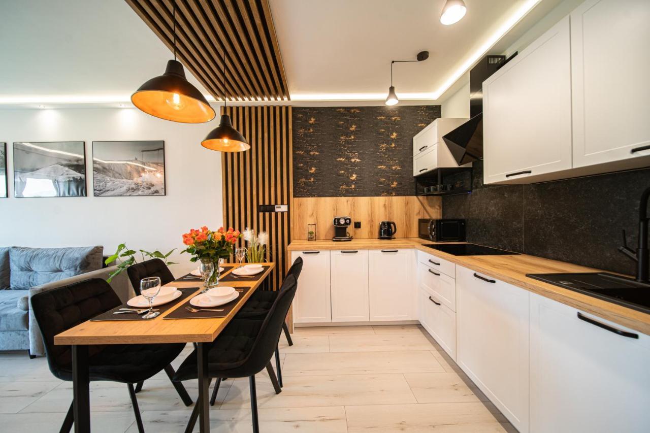 Apartament Duzy Staw Apartment เยเลเนียกูรา ภายนอก รูปภาพ