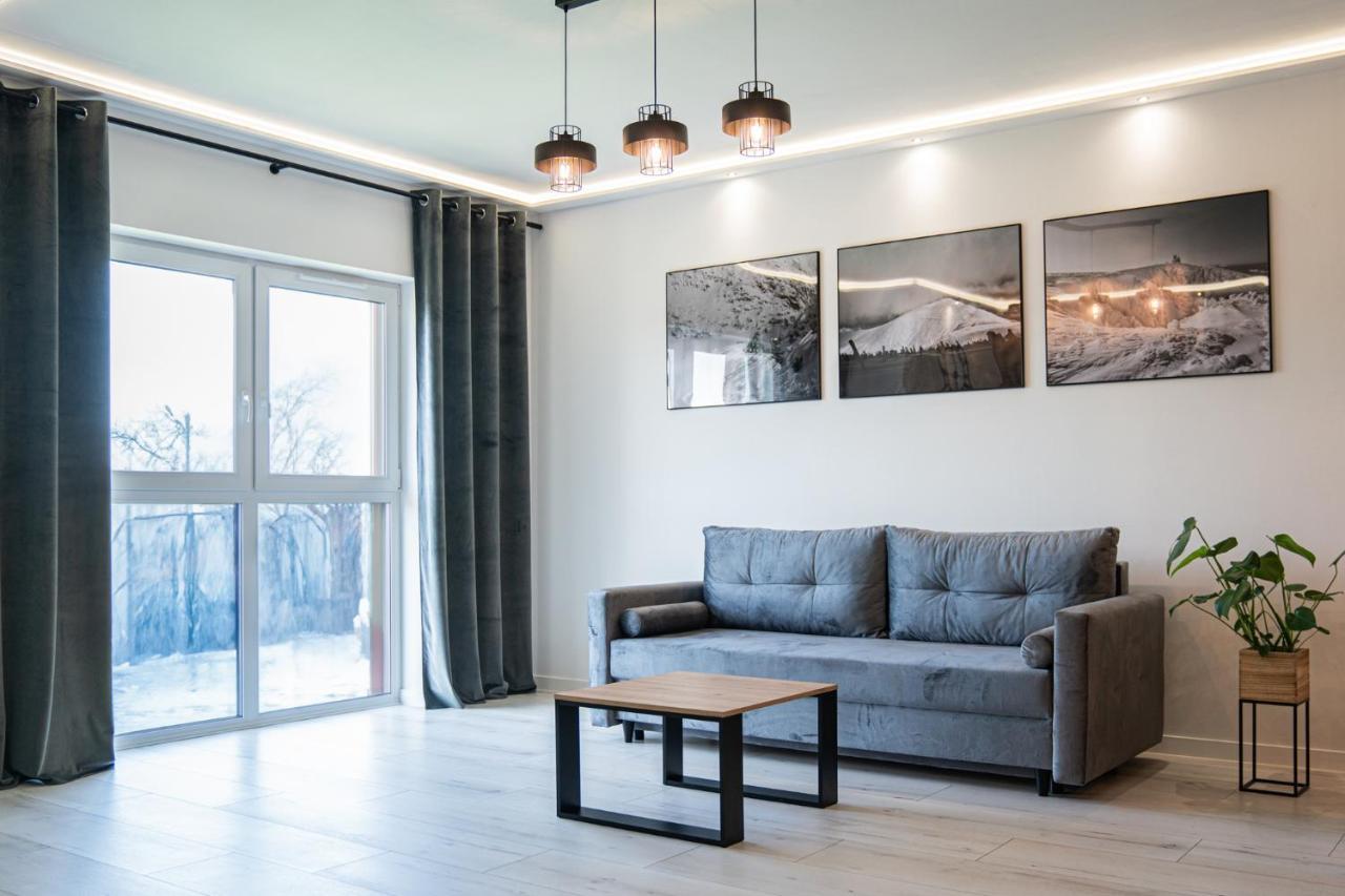 Apartament Duzy Staw Apartment เยเลเนียกูรา ภายนอก รูปภาพ